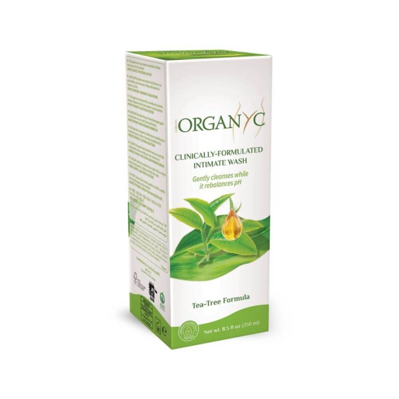 ®Organyc - غسول مهبلي للبشرة الحساسة - تركيبة أشجار الشاي